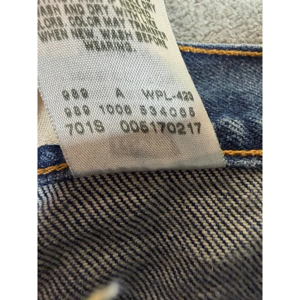 Vtg Levis 517 Boot Cut Jeans Mens 36x30 Blue Denim Red Tab Mexico